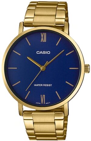 Casio Collection Minimal Gold - Blue (MTP-VT01GB-2B) Men's Watch_main