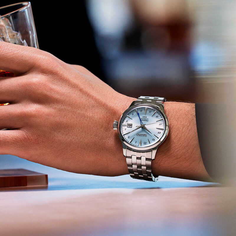 Seiko Presage Cocktail Automatic - Light Blue (SSK037J1)  Watch_3