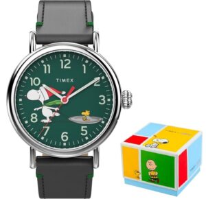 Timex Peanuts Collection - The Waterbury - Snoopy Woodstock Ice Skating - Special Pack (TW2V60200) Unisex Watch_main
