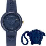 Versace Medusa Pop 3h + Versace Blue Silicon Purse (VE6G00623) Women's Watch_main