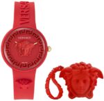 Versace Medusa Pop 3h + Versace Red Silicon Purse (VE6G00723) Women's Watch_main