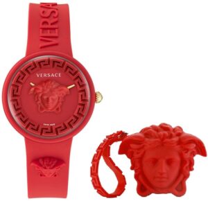 Versace Medusa Pop 3h + Versace Red Silicon Purse (VE6G00723) Women's Watch_main
