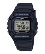 ?casio Timeless Collection Sport Illuminator Wr 50m. Alarm. Chronograph - Black (W-218H-1AVDF) Men's Watch_main