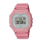 Casio Timeless Collection Sport Illuminator Wr 50m. Alarm. Chronograph - Pink - Colored Serie (W-218HC-4AVEF) Unisex Watch_main