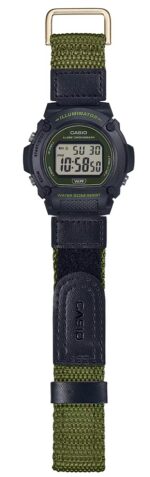 Casio Timeless Collection Sport- Illuminator. Wr 50m. Alarm. Chronograph - Army Green - Colored Serie (W-219HB-3AVEF) Men's Watch_1