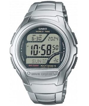 Casio Wave Ceptor - World Time. Radio Controlled. Radio Signal Receiver (eu. Usa. Japan) (WV-58RD-1AEF) Men's Watch_main